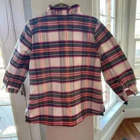 Crown & Ivy Plaid Blouse Women’s Small, Excellent Condition - Picture 9 of 10